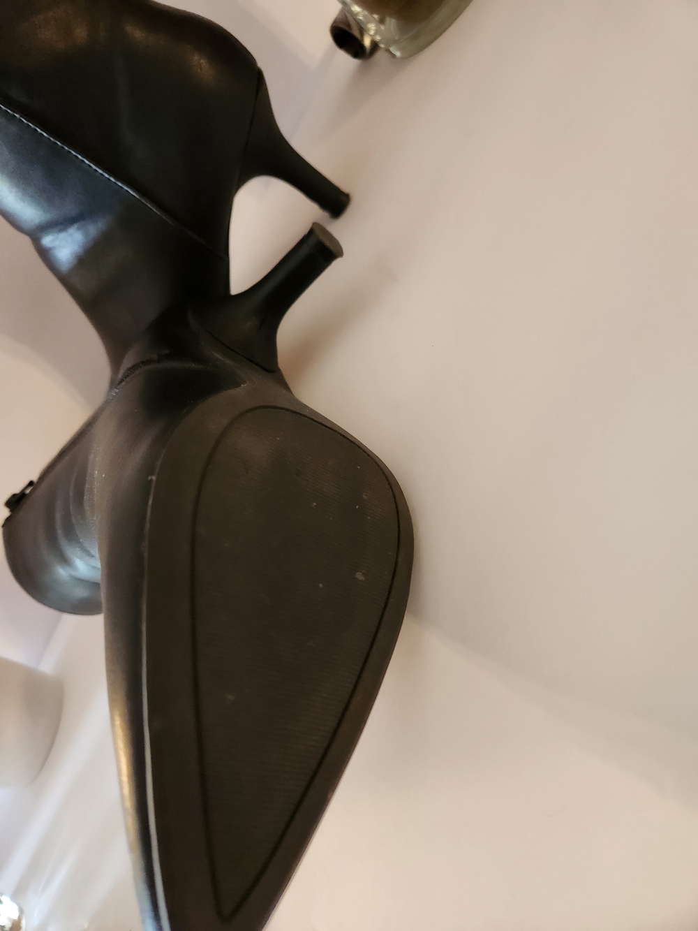 Rampage Black Pointed Toe Ankle Booties - Picture 5 of 7